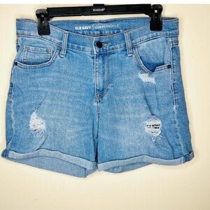 Old navy distressed curvy shorts